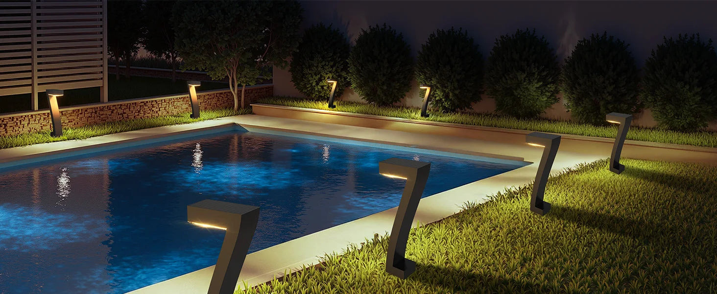 Upgraded Bright LED Solar Lights Outdoor Pathway Lights, IP65 Waterproof Solar