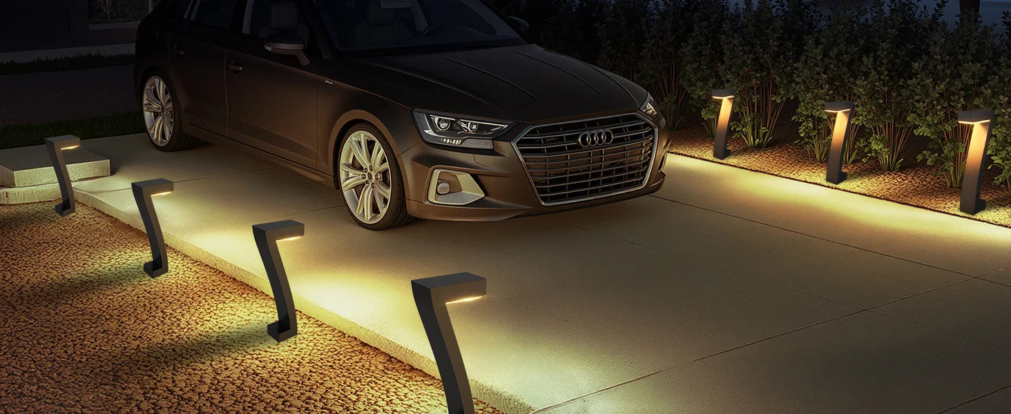Upgraded Bright LED Solar Lights Outdoor Pathway Lights, IP65 Waterproof Solar