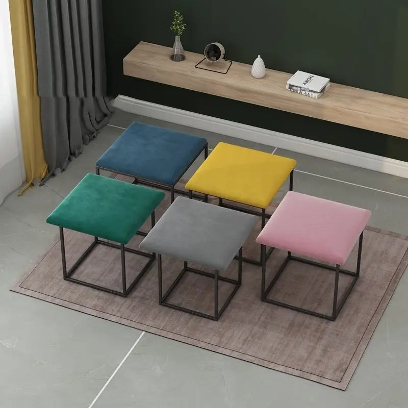 Multifunctional Sofa Stool Iron Foldable Living Room Furniture Home Rubik's Cube