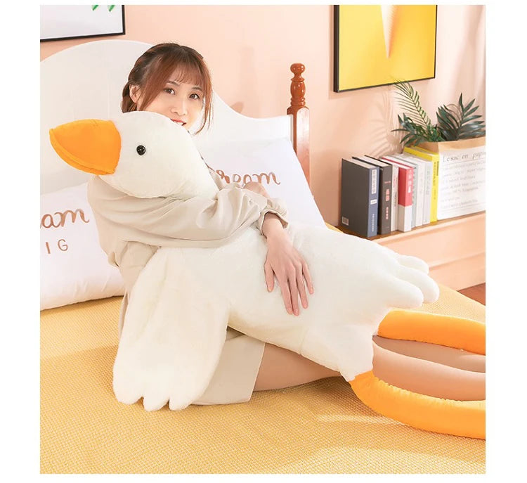 Baby Goose Stuffed Animal Throw Pillow