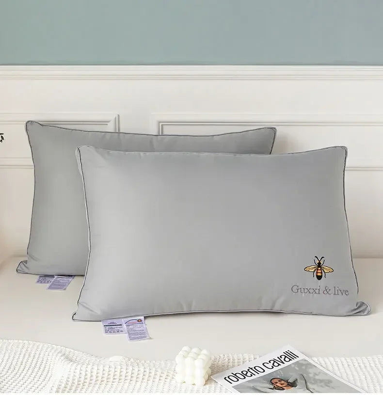100% Cotton Soy Fiber Pillow Core Cotton Washable Pillows Grade A Low Pillow