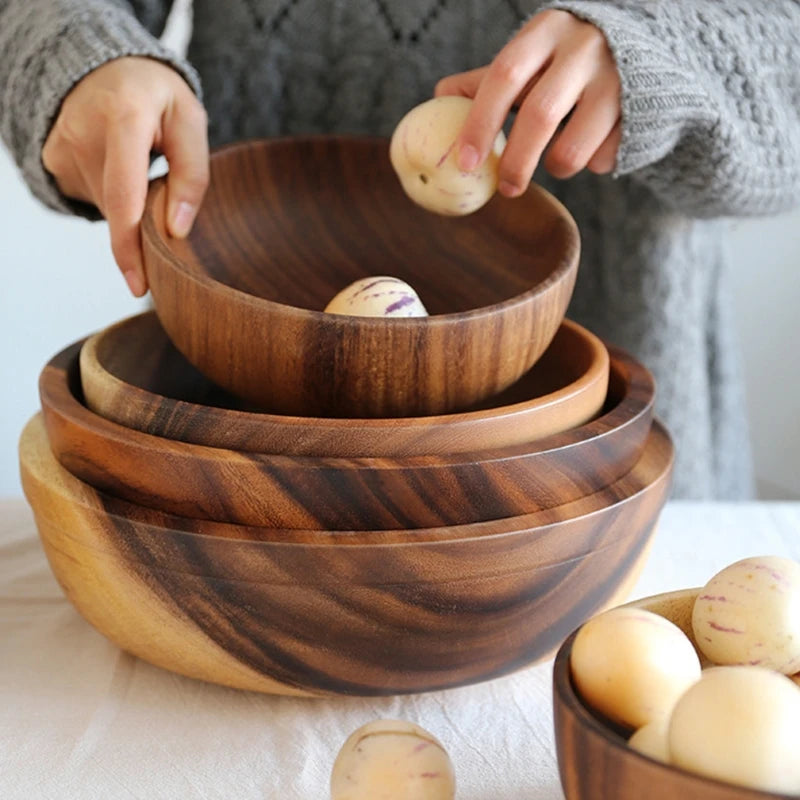 Wood Serving Trays Storage Trays Dessert Dinner Breads Fruit Snacks Food Display