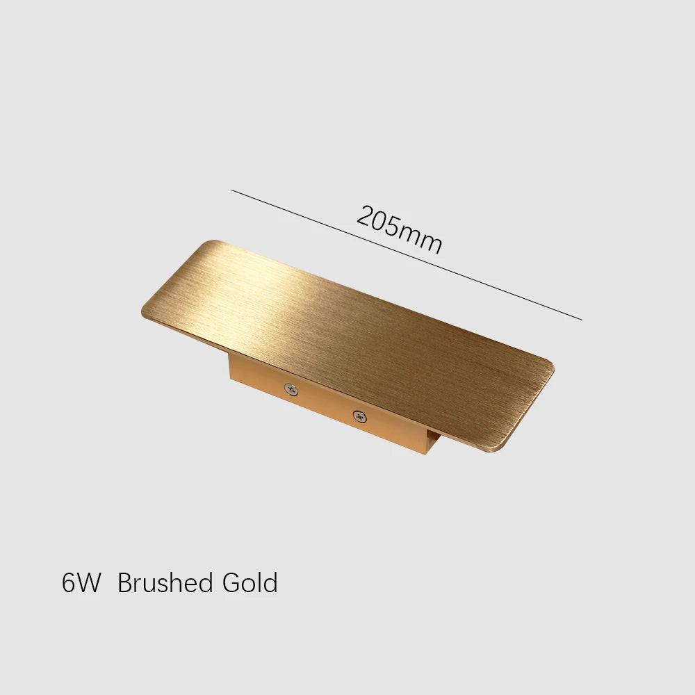 Modern LED Wall Lamp Outdoor/Indoor Wall Lamp 110V 220V Straight Strip Lamp