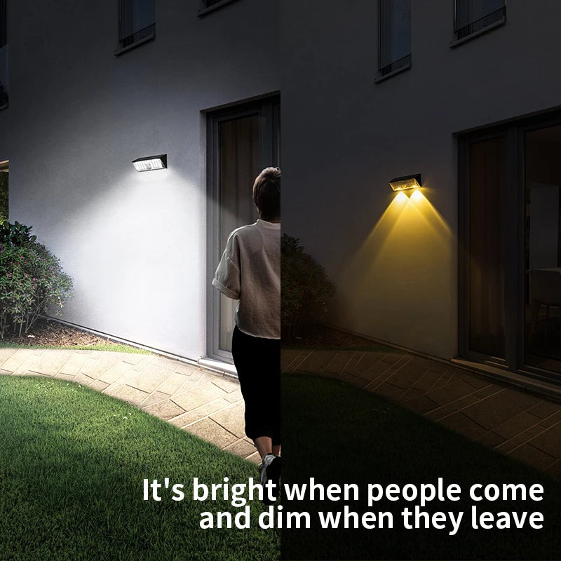 Solar Lighting Wall Light Super Bright 38 Led Motion Sensor Wall Lamp