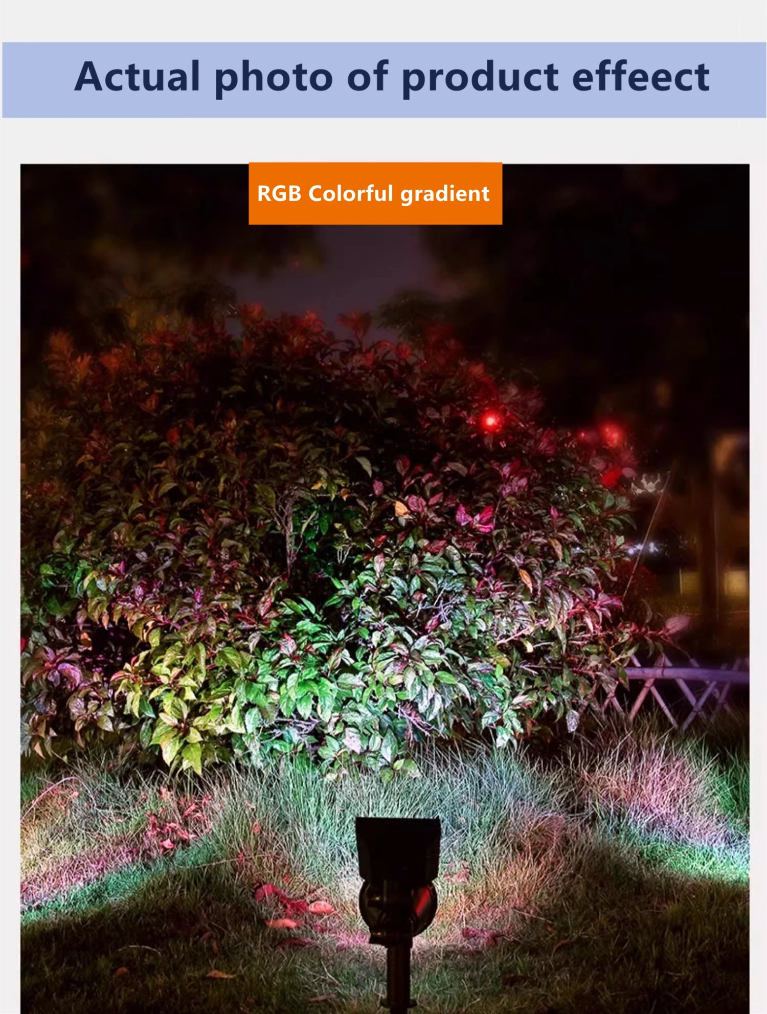 Unique Design 18 Led Rgb Spot Light Waterproof Garden Led Solar Stake