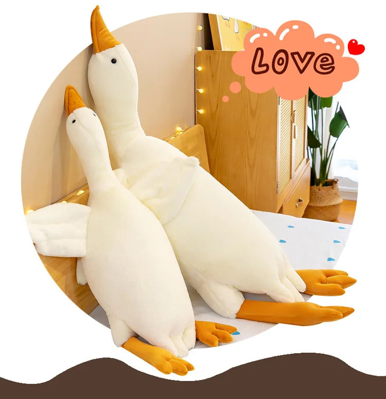 Baby Goose Stuffed Animal Throw Pillow