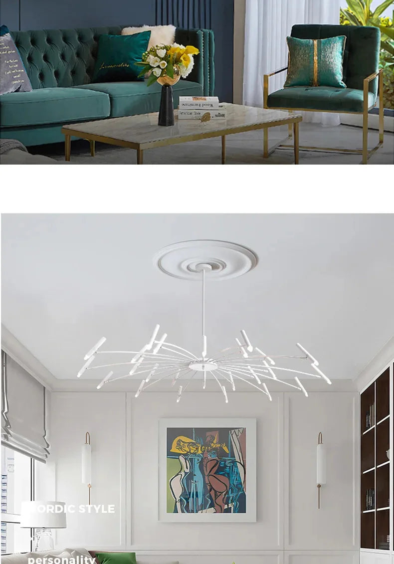 Minimalist Ceiling Chandelier G9 Light Fixtures 110V/220V Home Interior
