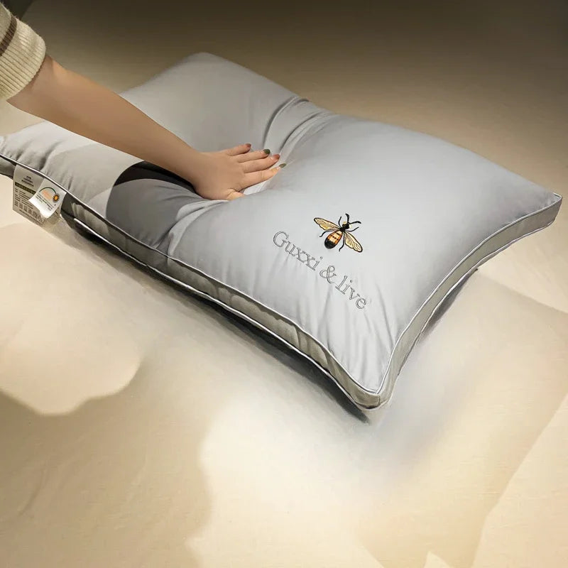 100% Cotton Soy Fiber Pillow Core Cotton Washable Pillows Grade A Low Pillow