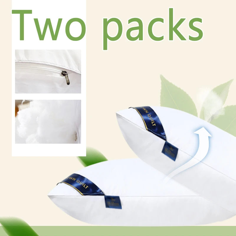 Wholesale Healthy Sleep Bed Sleeping Luxury Hotel Hilton Leisure Pillow