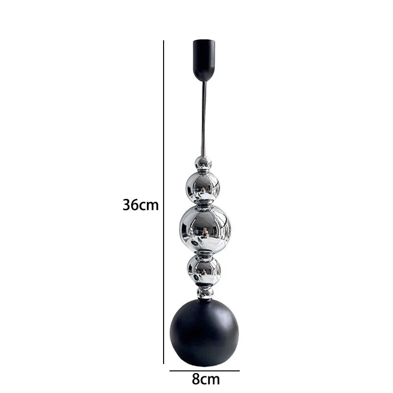 Metal Gold Candlestick Holder — Luxury Taper Candle Stand