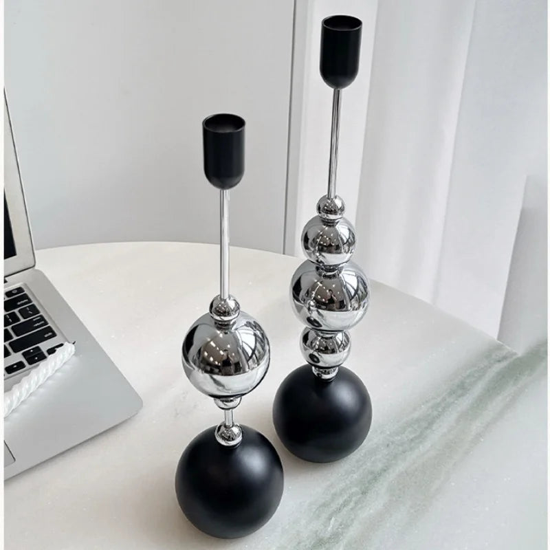 Metal Gold Candlestick Holder — Luxury Taper Candle Stand