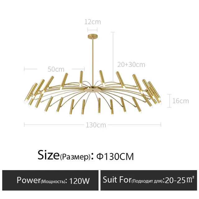 Minimalist Ceiling Chandelier G9 Light Fixtures 110V/220V Home Interior
