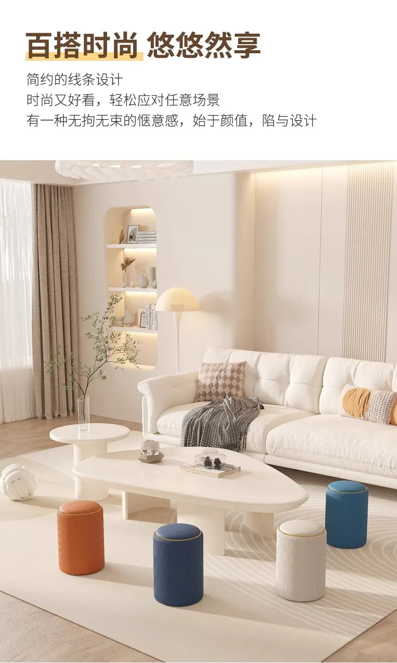 Bedroom Furniture Cream wind storage makeup stool vanity chair vanity stool