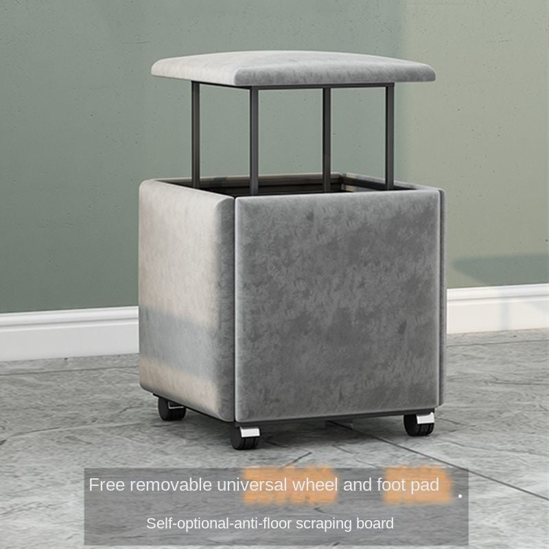 Multifunctional Sofa Stool Iron Foldable Living Room Furniture Home Rubik's Cube