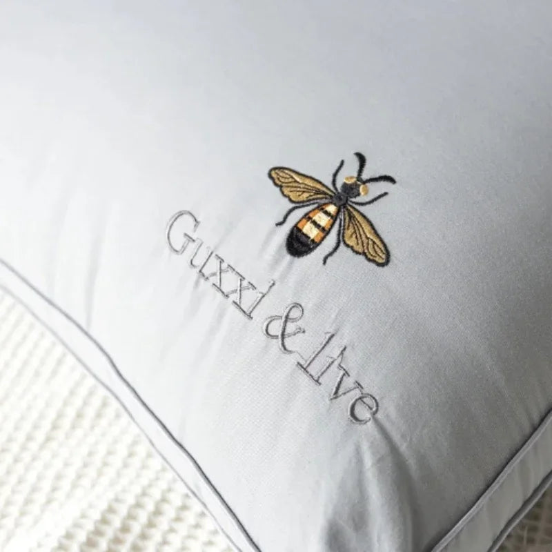 100% Cotton Soy Fiber Pillow Core Cotton Washable Pillows Grade A Low Pillow