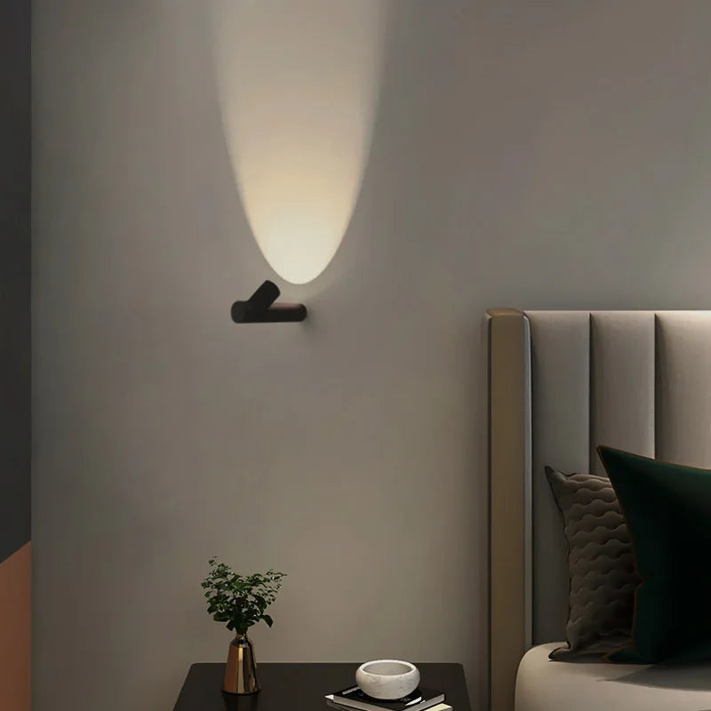 6W COB Waterproof AC85-265V Surface Mounted LED Wall Light Modern Luminaire