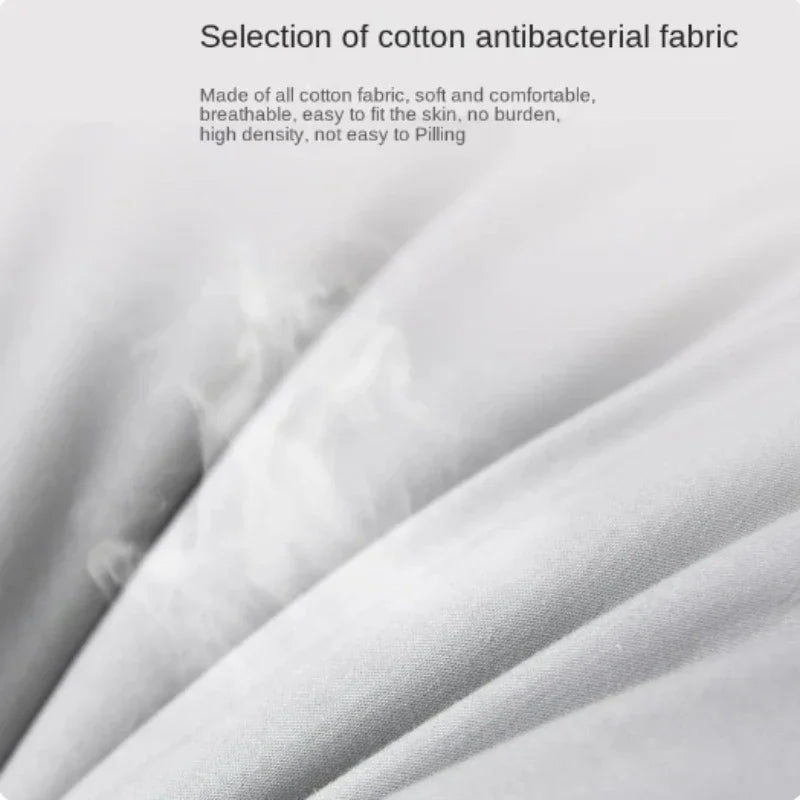 100% Cotton Soy Fiber Pillow Core Cotton Washable Pillows Grade A Low Pillow