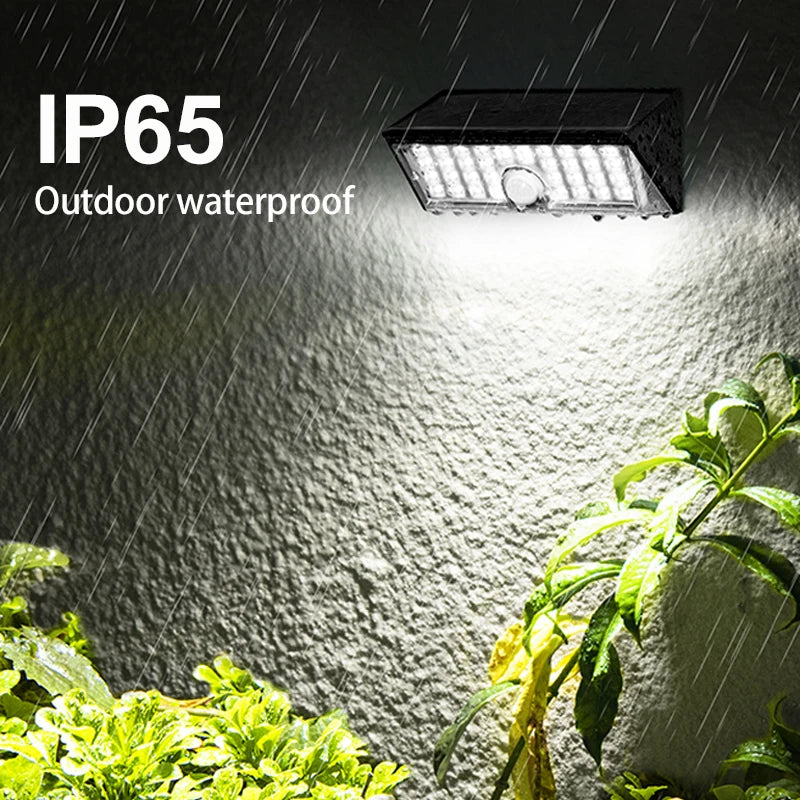 Solar Lighting Wall Light Super Bright 38 Led Motion Sensor Wall Lamp