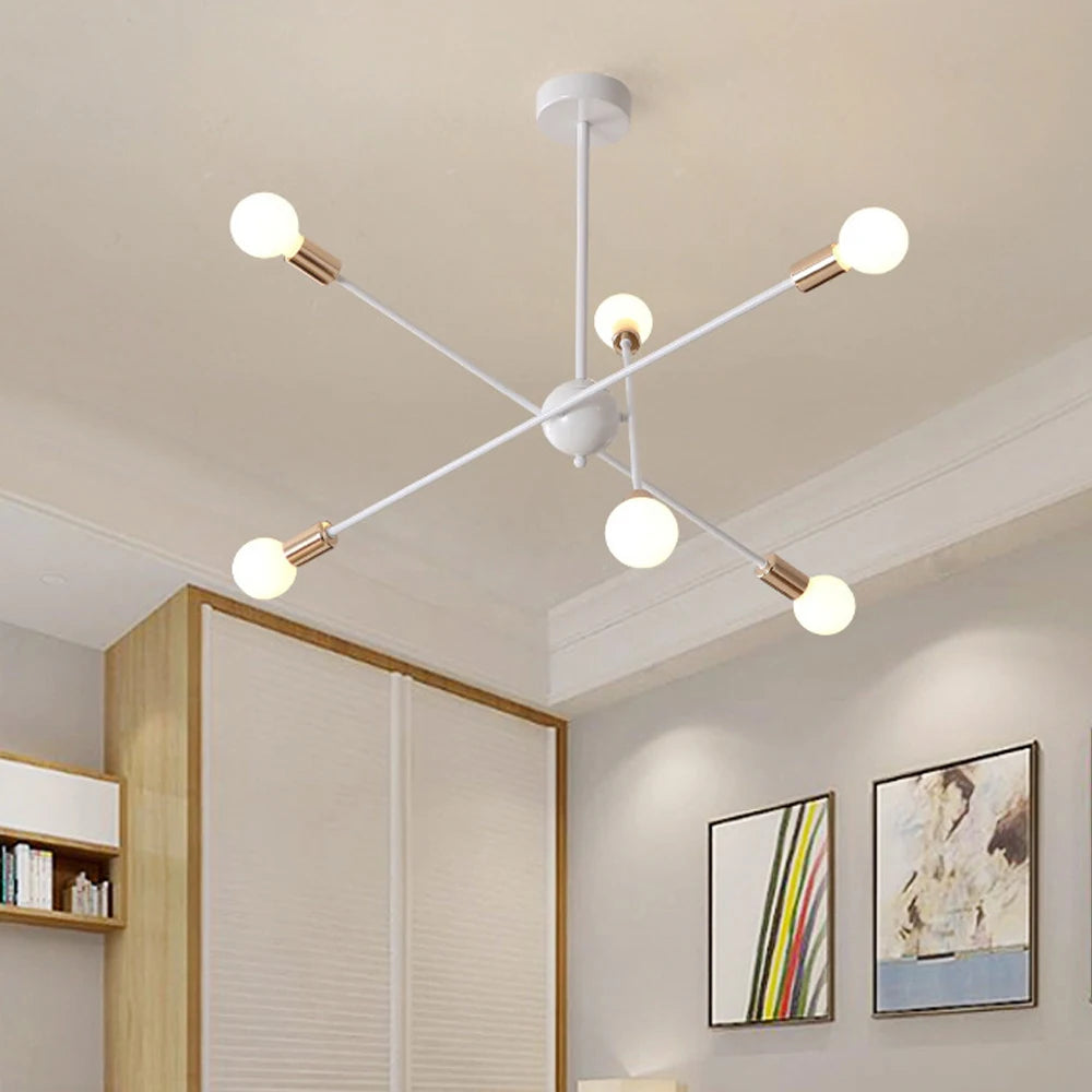 Modern LED Ceiling Chandelier Light Living Room Bedroom Lighting Decor