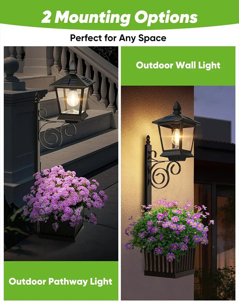 Solar Lamp Post Light with Planter Solar Light Planter Solar Planter Lights Outdoor