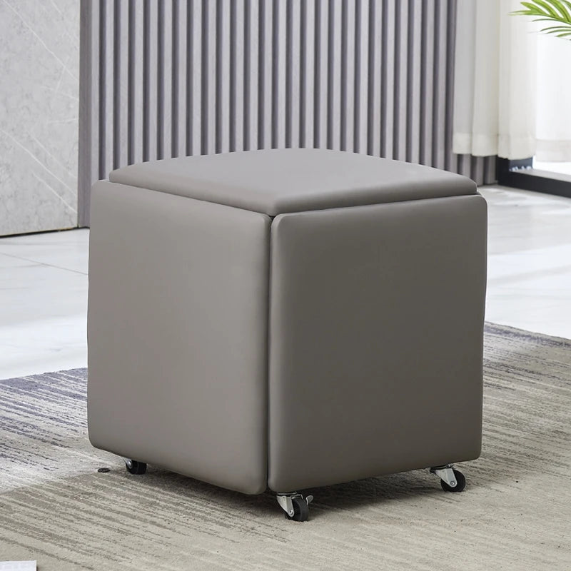 Nordic 5 in 1 Sofa Soft Stool, Creative Home, Rubik's Cube Combination