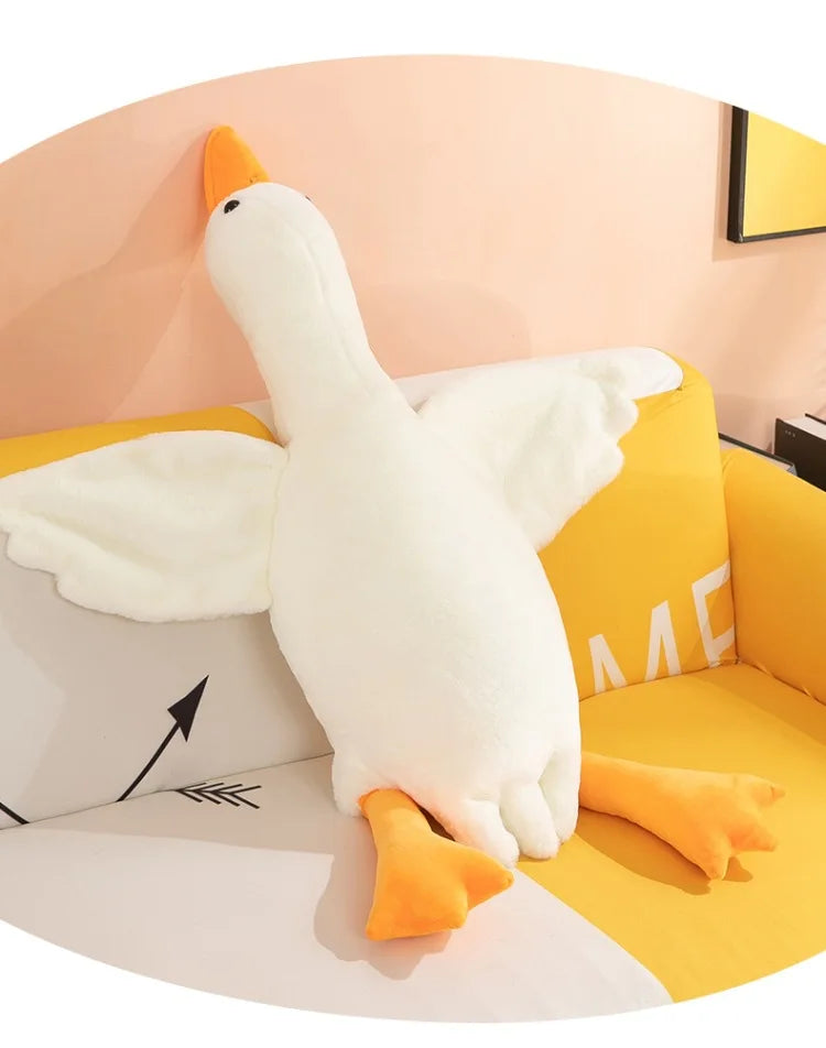 Baby Goose Stuffed Animal Throw Pillow