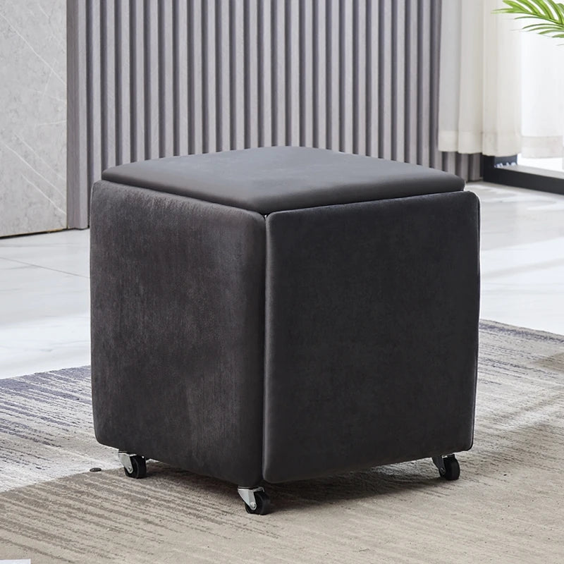 Nordic 5 in 1 Sofa Soft Stool, Creative Home, Rubik's Cube Combination