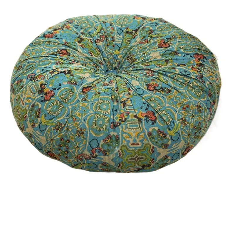 Bohemian Style Thickened Cotton Linen Cushion for Ground Lazy People Pillow