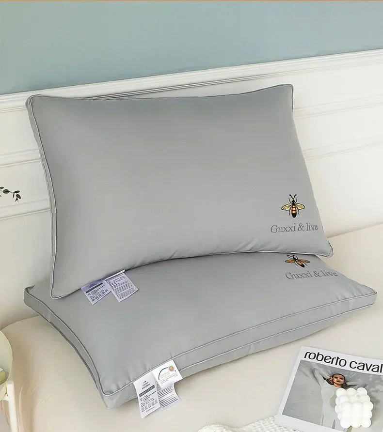 100% Cotton Soy Fiber Pillow Core Cotton Washable Pillows Grade A Low Pillow