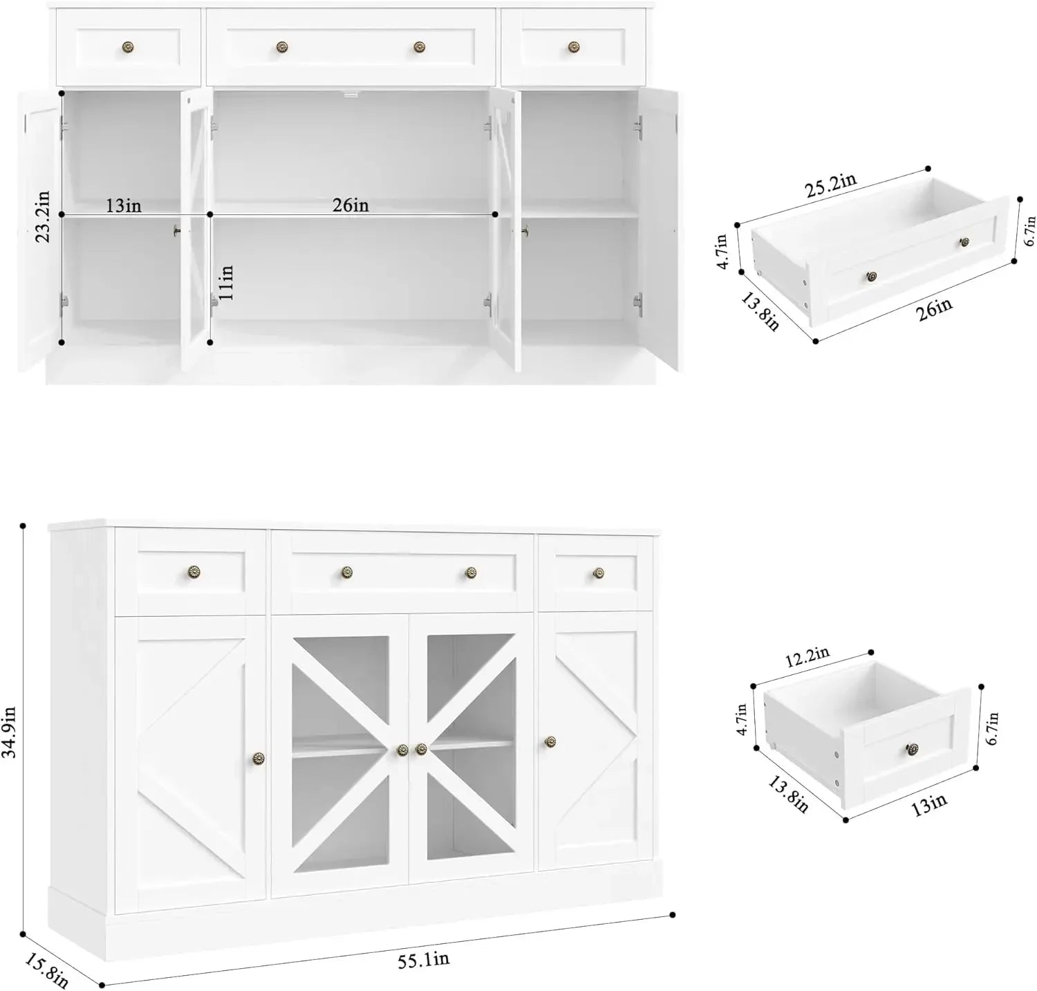 Hot sales Buffet Sideboard 55