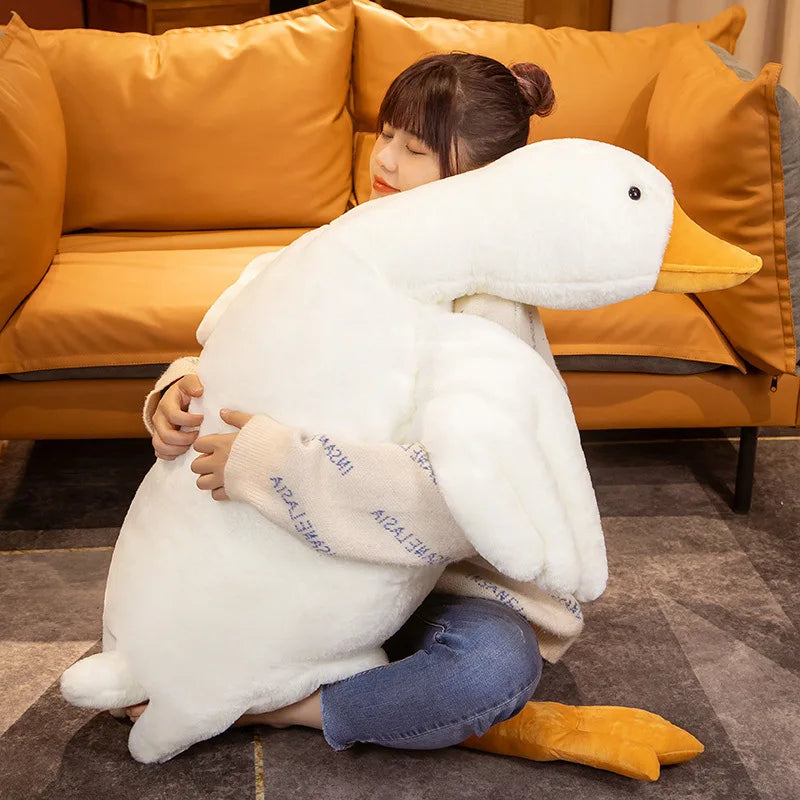 Baby Goose Stuffed Animal Throw Pillow