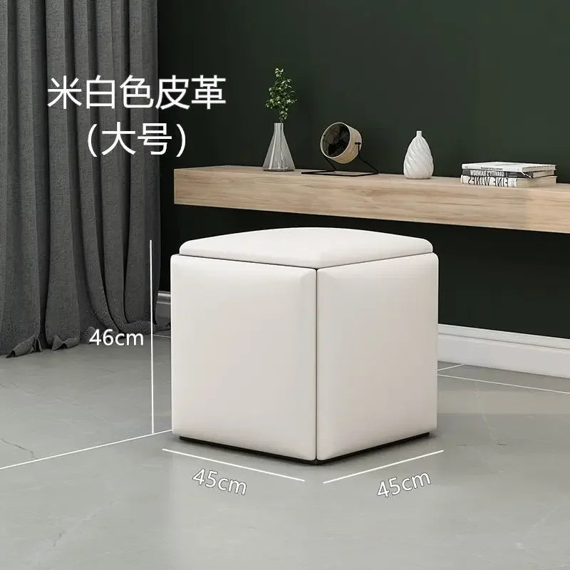 Multifunctional Sofa Stool Iron Foldable Living Room Furniture Home Rubik's Cube