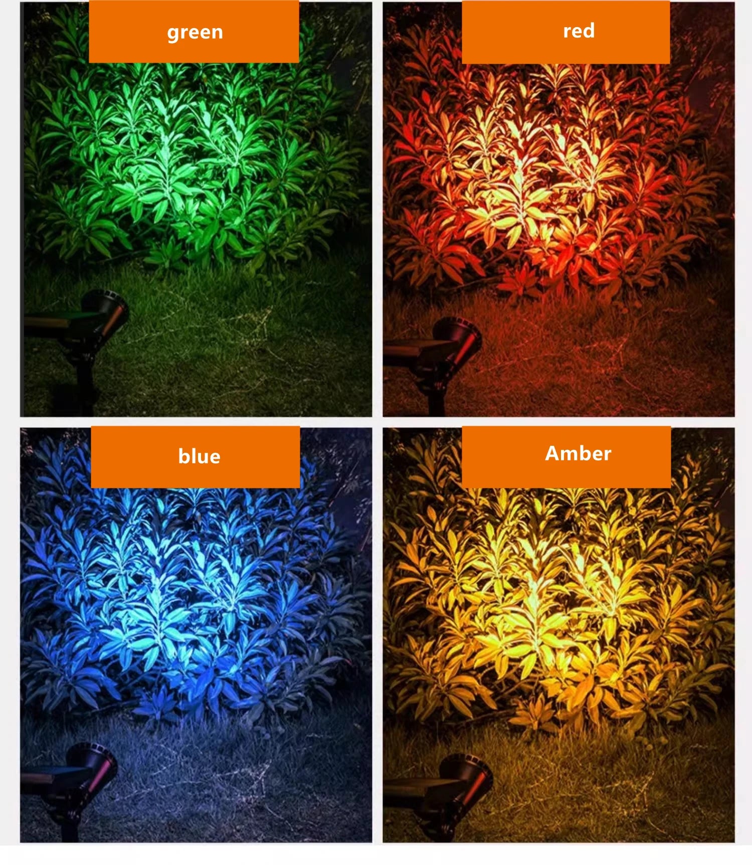 Unique Design 18 Led Rgb Spot Light Waterproof Garden Led Solar Stake