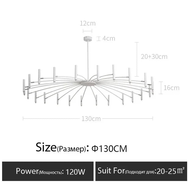 Minimalist Ceiling Chandelier G9 Light Fixtures 110V/220V Home Interior
