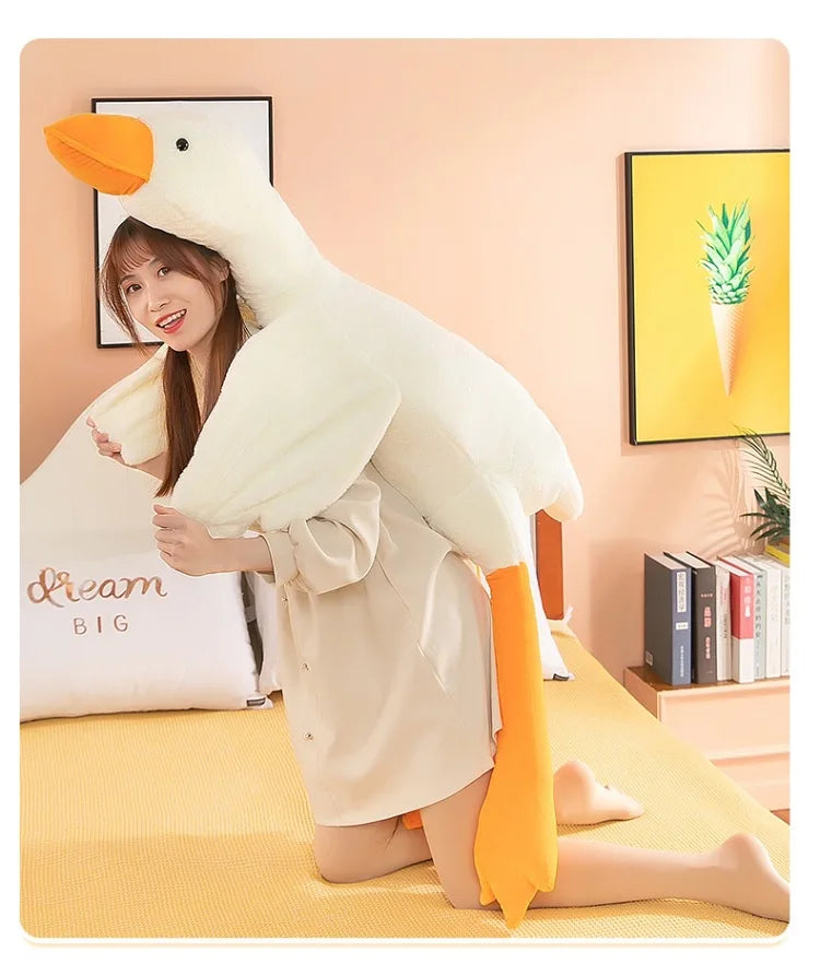 Baby Goose Stuffed Animal Throw Pillow