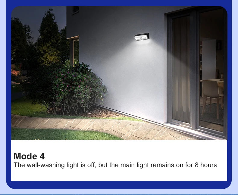 Solar Lighting Wall Light Super Bright 38 Led Motion Sensor Wall Lamp