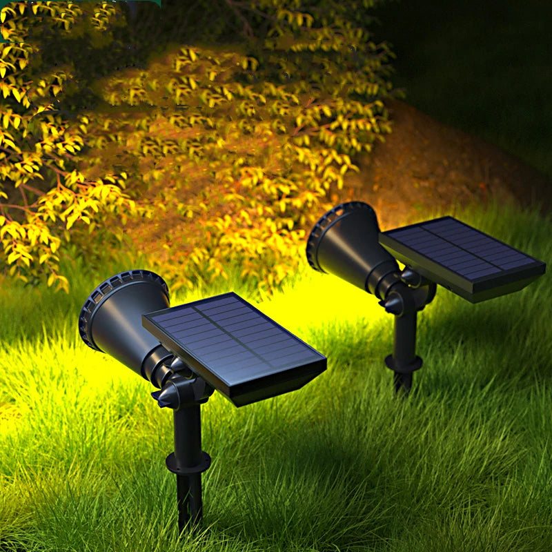 Unique Design 18 Led Rgb Spot Light Waterproof Garden Led Solar Stake