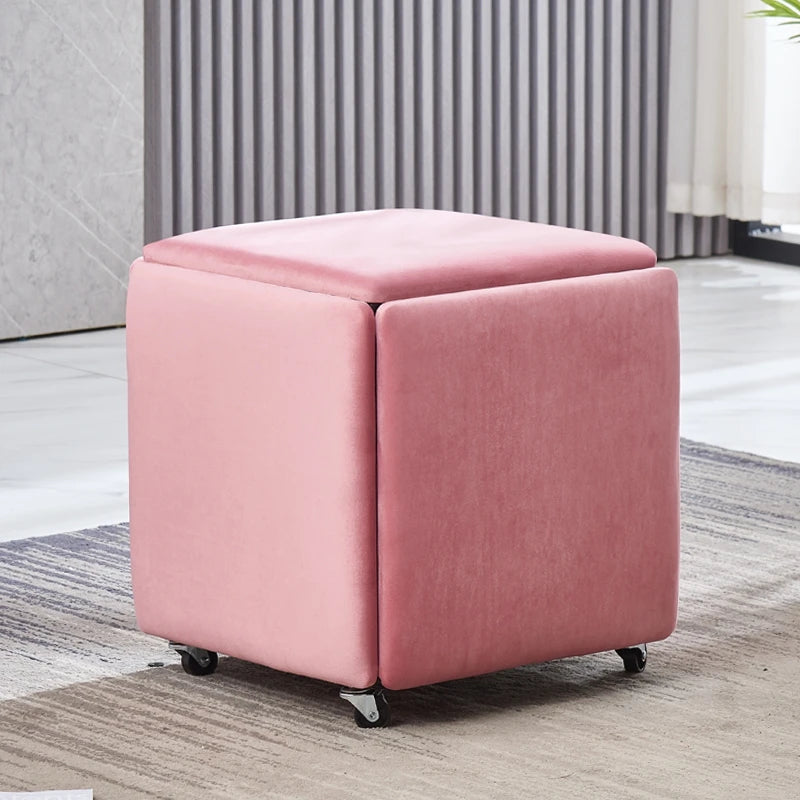 Nordic 5 in 1 Sofa Soft Stool, Creative Home, Rubik's Cube Combination