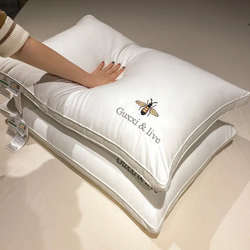 100% Cotton Soy Fiber Pillow Core Cotton Washable Pillows Grade A Low Pillow