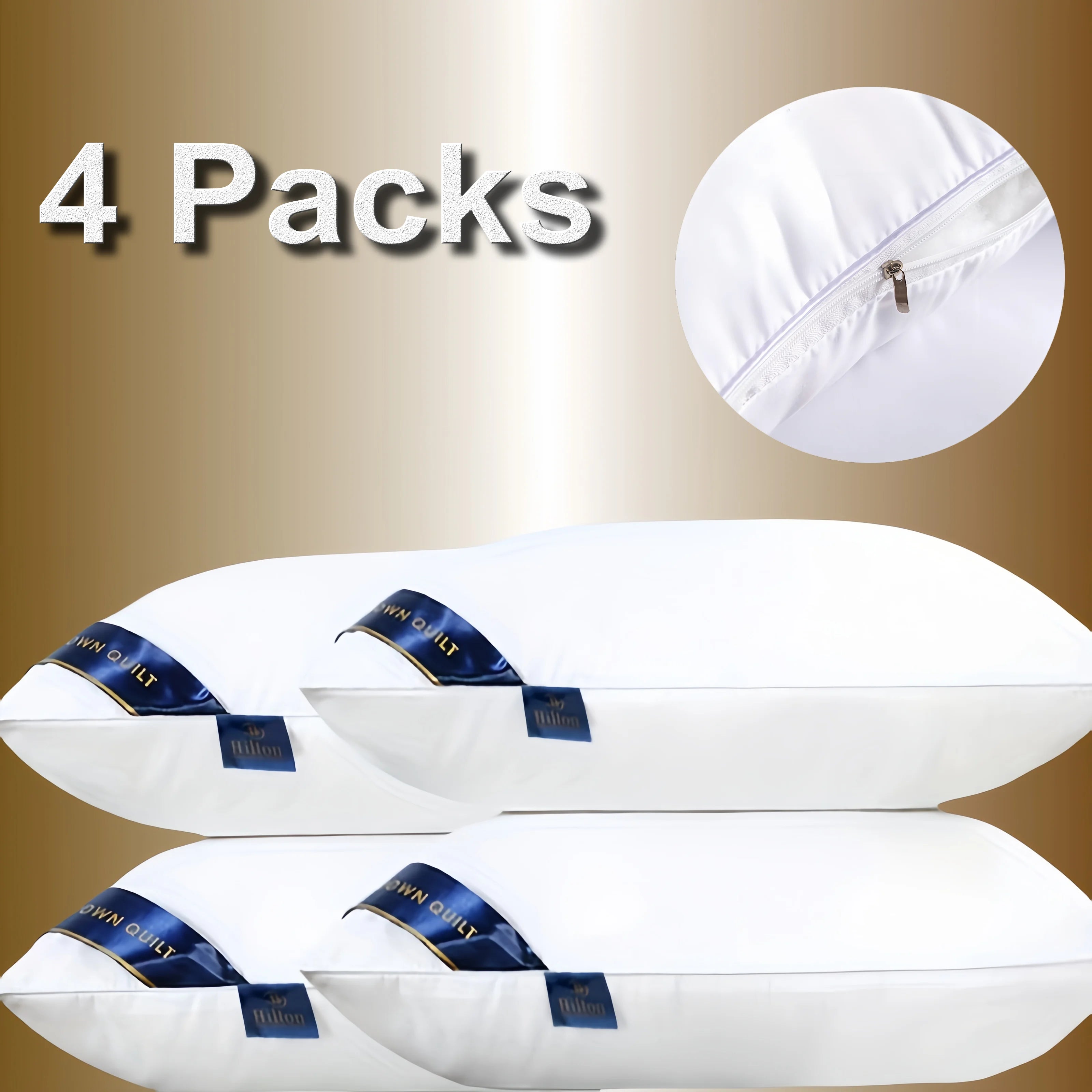 Wholesale Healthy Sleep Bed Sleeping Luxury Hotel Hilton Leisure Pillow