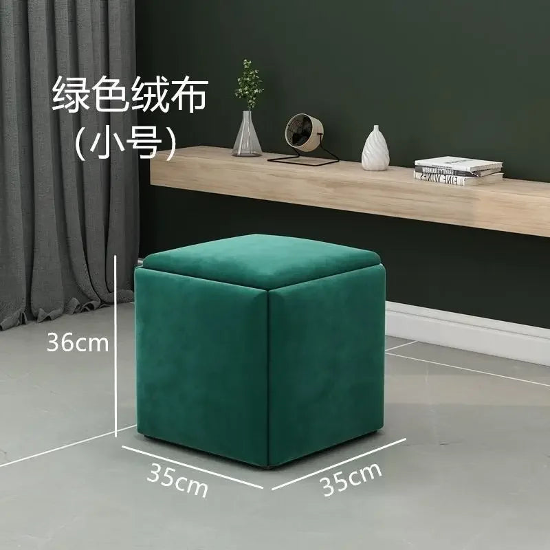 Multifunctional Sofa Stool Iron Foldable Living Room Furniture Home Rubik's Cube