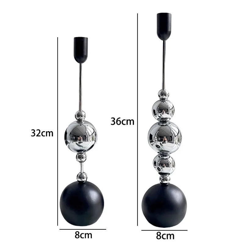Metal Gold Candlestick Holder — Luxury Taper Candle Stand