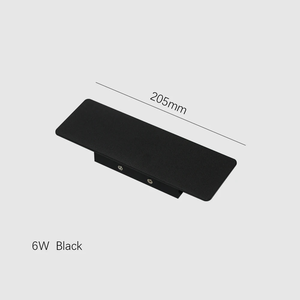 Modern LED Wall Lamp Outdoor/Indoor Wall Lamp 110V 220V Straight Strip Lamp