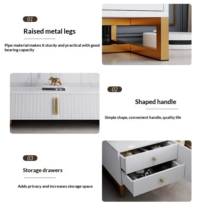 Modern Floor Standing TV Stand Cabinet Storage Console Living Room Tv Stand