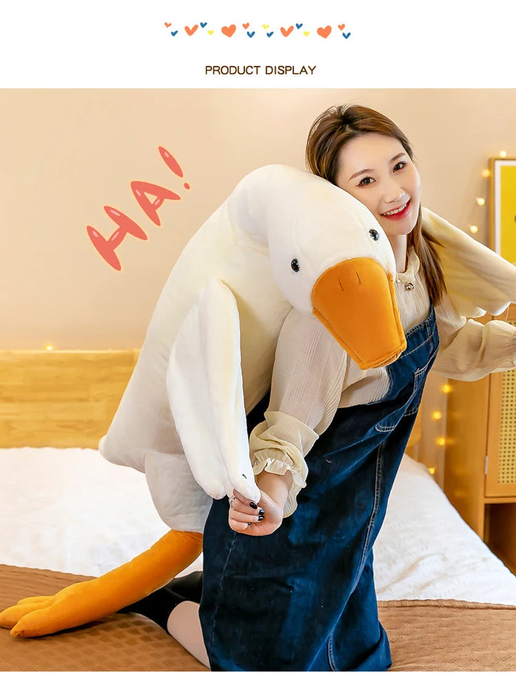 Baby Goose Stuffed Animal Throw Pillow