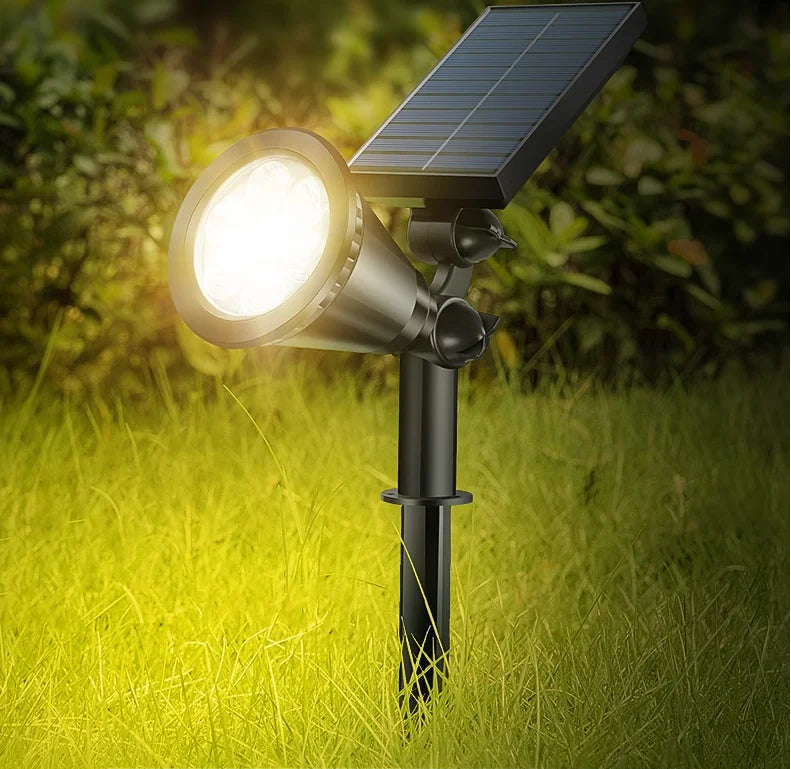 Unique Design 18 Led Rgb Spot Light Waterproof Garden Led Solar Stake