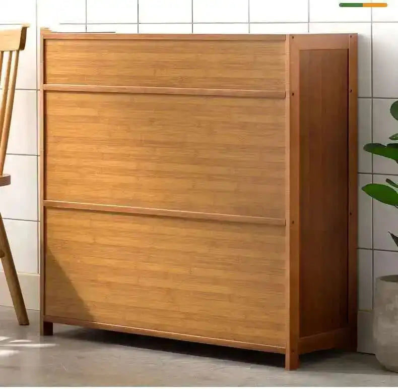 Modern Minimalist Kitchen Cabinet for Home Dust-proof Two-way Sliding Door