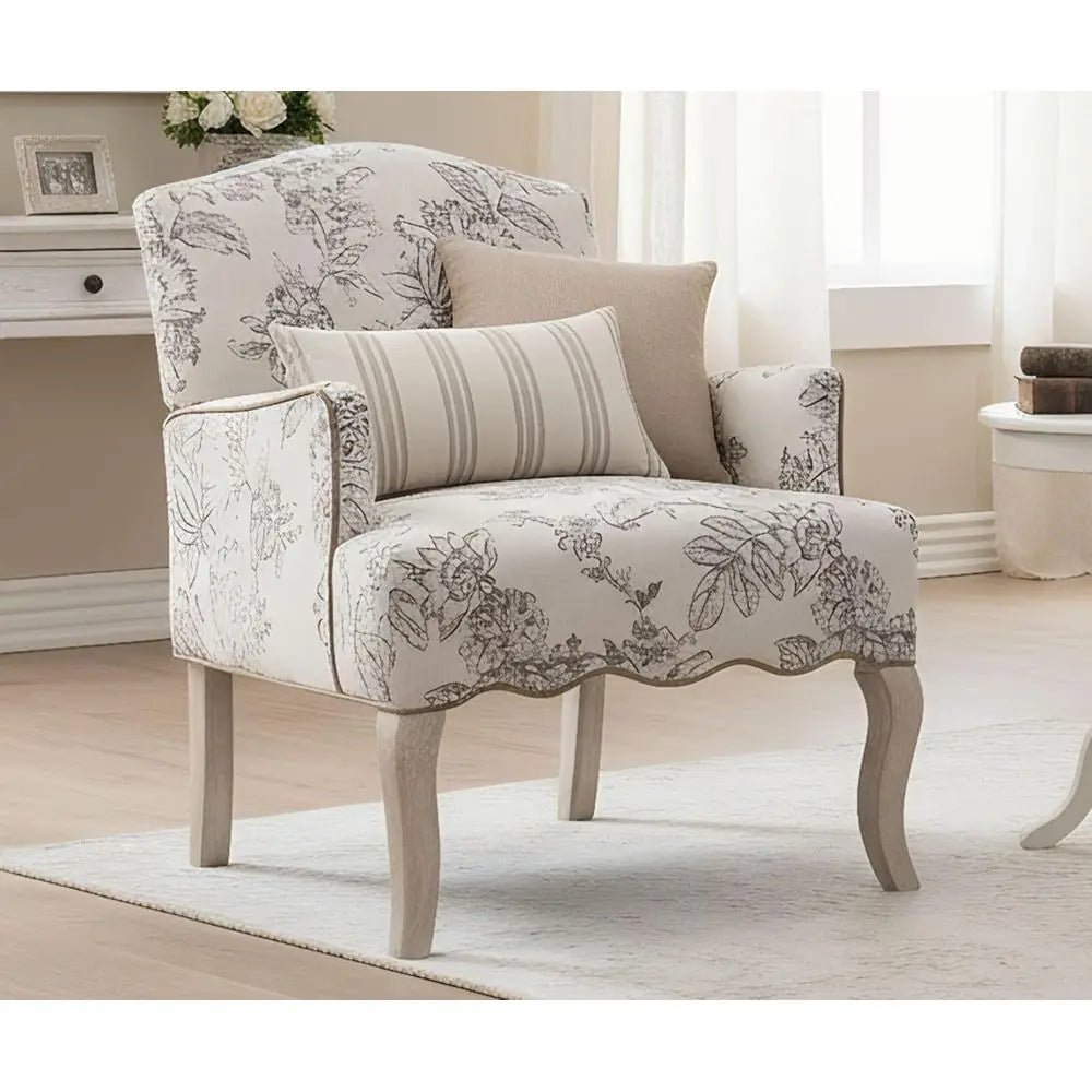Accent Chair Fabric Comy Single Sofa Upholstered Modern Reading Chair