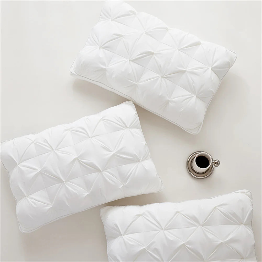 Sondeson Luxury White Goose Down Pillow Down-proof Queen King Pillows