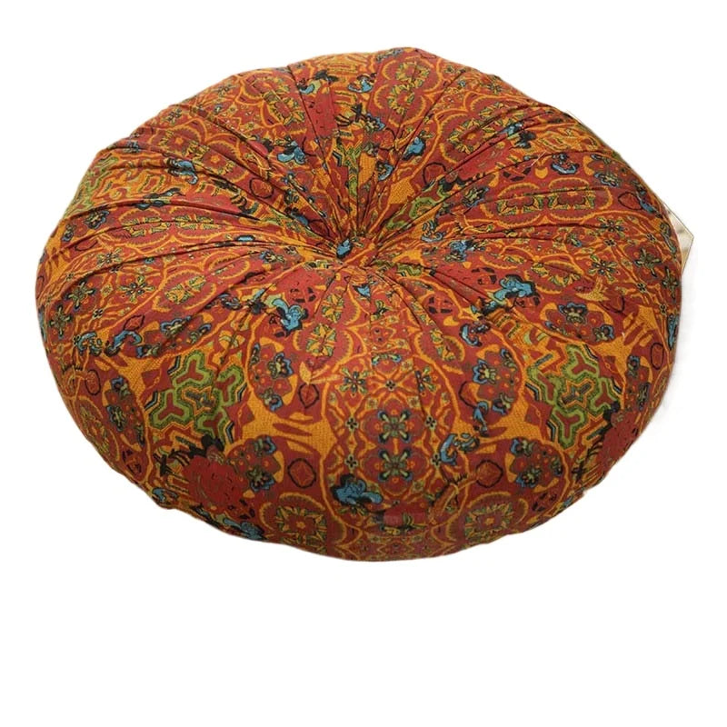 Bohemian Style Thickened Cotton Linen Cushion for Ground Lazy People Pillow